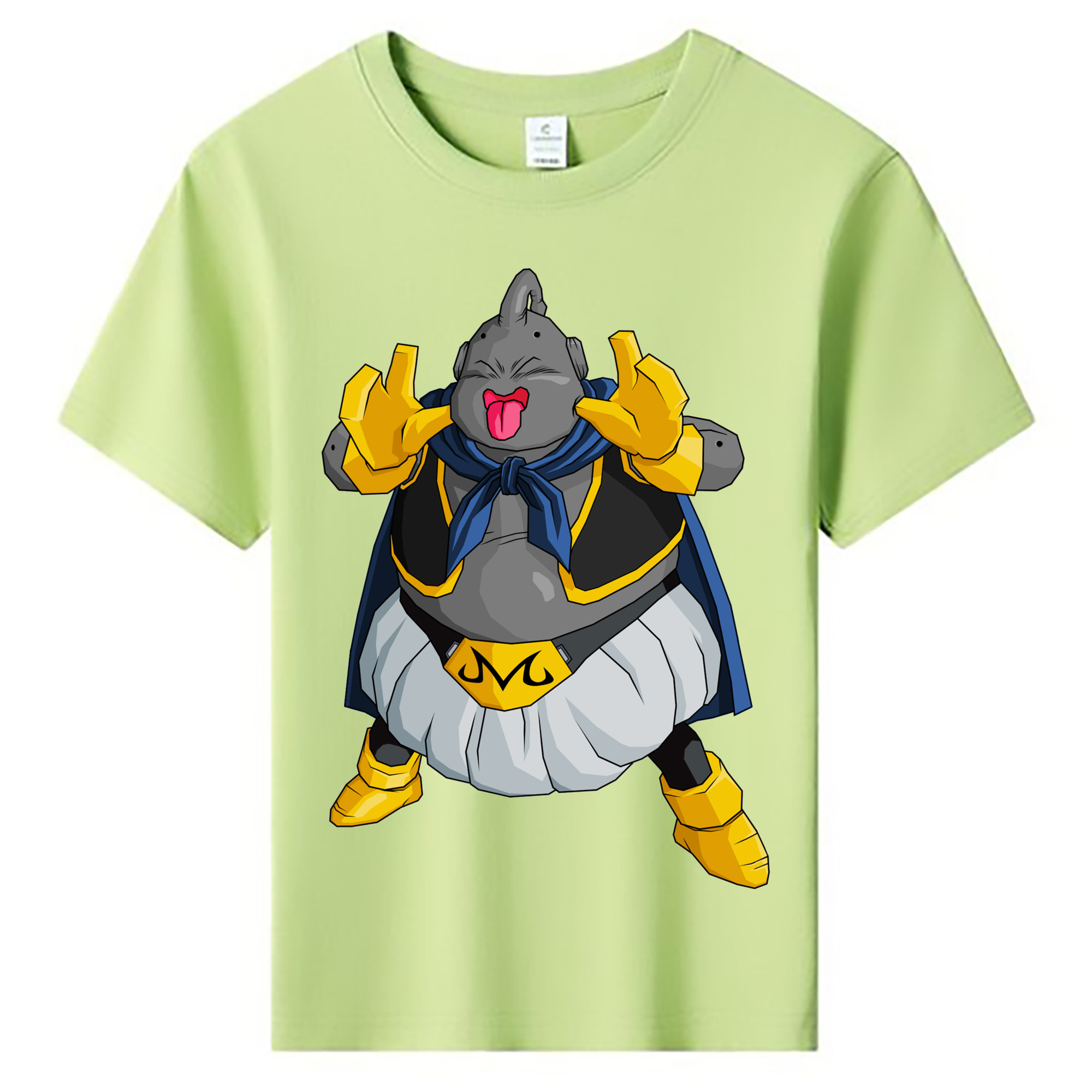 （画像用） ドラゴンボール 魔人ブウ DRAGON BALL Majin Buu 綿100％キッズTシャツ（フロントプリント）